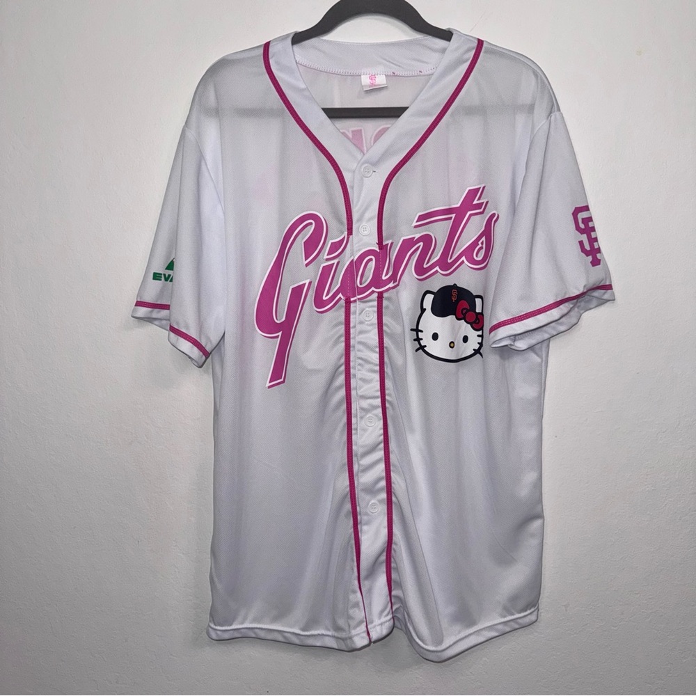 SAN FRANCISCO GIANTS HELLO KITTY JERSEY XL JERSEY, SGA 6/8/2025